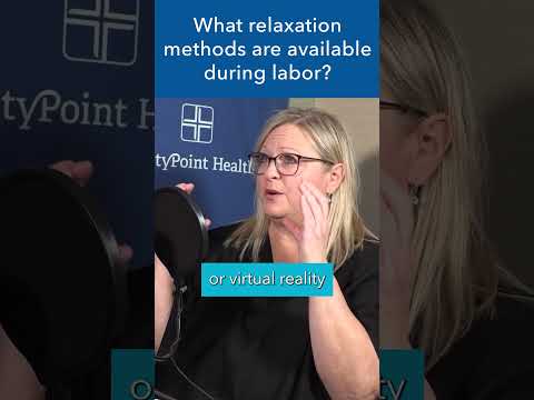 What relaxation methods are available during labor? #shorts