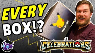 Opening Every Pokemon Celebrations 25th Anniversary Collection Product!