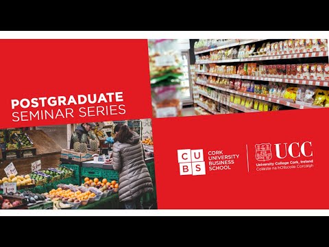 CUBS PG Seminar - MSc Food Business and Innovation