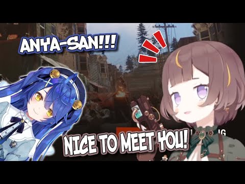 Anya befriends Amamiya Kokoro in VCR Rust! [Hololive ID]