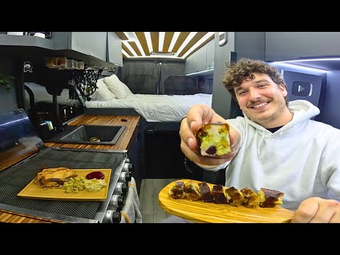 Rotisserie Chicken Sushi? Vanlife Walmart Camp and Cook