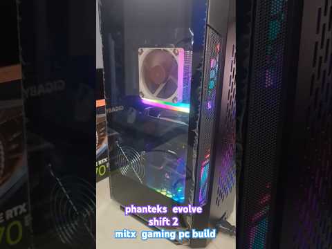 am5 ryzen 7 7700 asrock a620i PG LIGHTNING WIFI rtx 4070super mitx build phanteks evolve shift 2