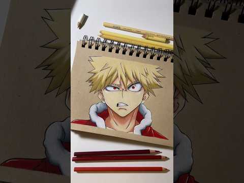 Drawing Bakugo • My Hero Academia ✨