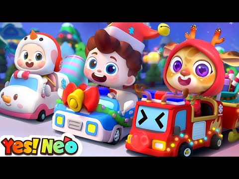 Christmas Cars Song | Police car, Fire Truck | Christmas Music | Nursery Rhyme & Kids Song |Yes! Neo