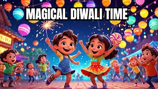 🎆 Diwali Magic! 🌟 Kids Song About Lights, Colors, & Sweets! 🎶 | Sing Along Now!