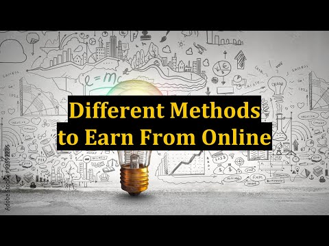 Different Methods to Earn From Online