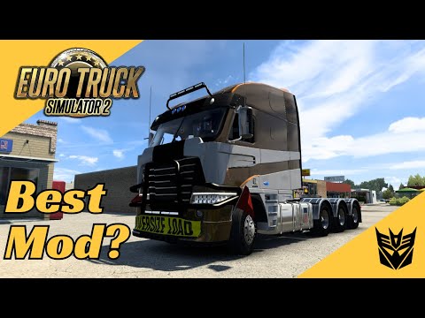 Galvatron TF4 v2.1 Mod Showcase | Euro Truck Simulator 2 (ETS2) | Transformers 4 Truck Mod