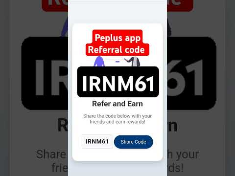 Peplus app referral code | Peplus refer code kya hai | peplus app referral code 2024