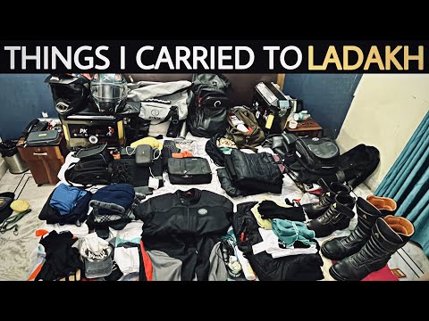 Things To Carry For LADAKH Bike Trip | Luggage for HIMALAYAN