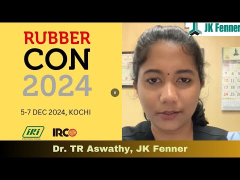 RubberCon 2024 Kochi | Speaker Spotlight | Dr. Aswathy TR, JK Fenner