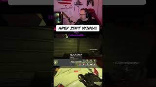 APEX ISNT DYING!!! #apex #apexstreamersclips #streamer #gaming #live #shorts