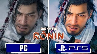 Rise of the Ronin PS5 vs PC Graphics Comparison