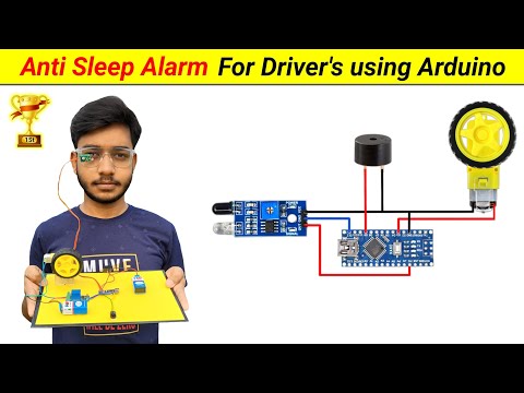 Anti sleep alarm for driver's || Inspire award project || science project || SKR Electronics Lab