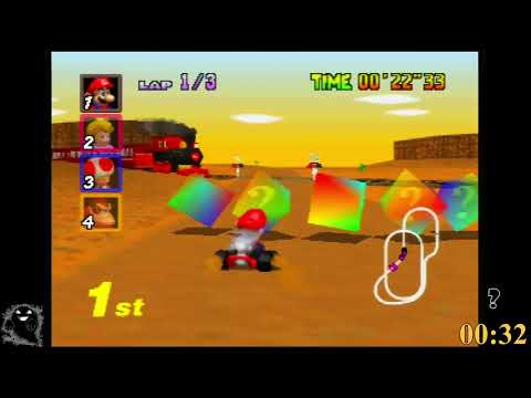 [10/28/2024] Mario Kart 64 150cc and Extra, All Cups, All Characters - Now: Mario