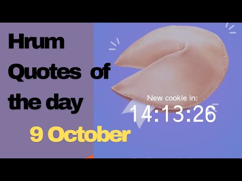 9 October Hrum Quote of the Day Code | Quote of the day Hrum Airdrop | Hrum Airdrop