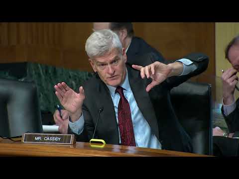 Cassidy Asks Questions During Senate Finance Hearing on Biden's 2024 Trade Policy Agenda