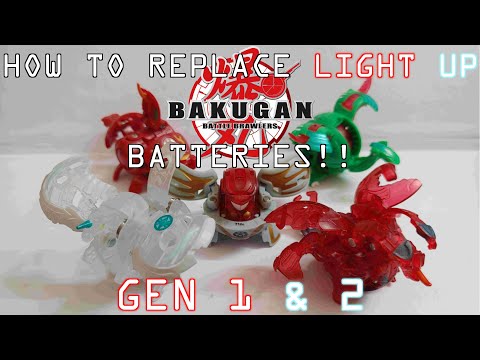 How to replace light up Bakugan batteries for Gen 1 & 2 [2023] #bakugan #vtuber #tutorial