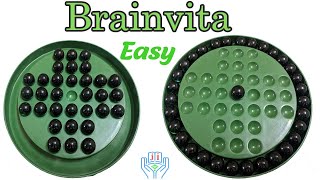 How to play Brainvita game step by step EASILY  | Brainvita game rules | Solving MARBLE SOLITAIRE