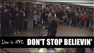 Don't Stop Believin' - Felipe Pavani Band LIVE at Herald Square Station (NYC)