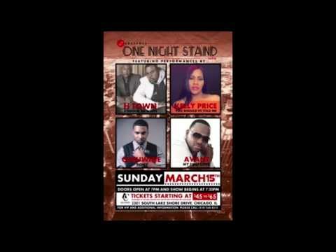 "ONE NIGHT STAND TOUR" H-TOWN, GINUWINE, AVANT, KELLY PRICE MARCH 15,2015 CHICAGO,IL