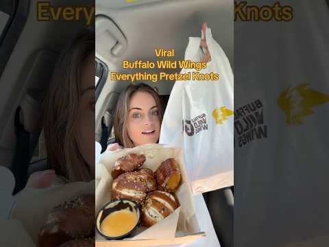 VIRAL Buffalo Wild Wings Everything Pretzel Knots 🦬💛🥨 #buffalowildwings #bdubs #pretzelknots