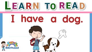 Learn to Read Phrases, Sentences, and Stories | Reading for Nursery, Kindergarten, and Grade 1