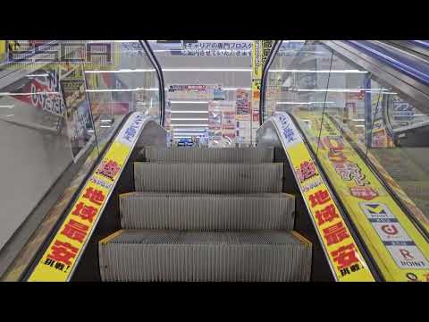 Edion Hiyoshi Store Escalator 1F-2F Toshiba