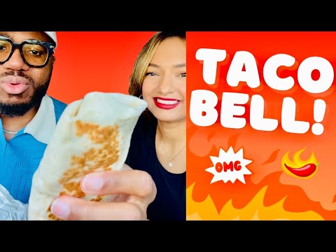 Hubby tries TACO BELL for the FIRST time!