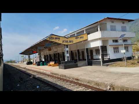 Jatinga Lumpur railway station Assam, Indian Railways Video in 4k ultra HD