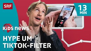 SRF Kids News: Beauty-Filter auf TikTok & Schönheitsideale | Kindervideos