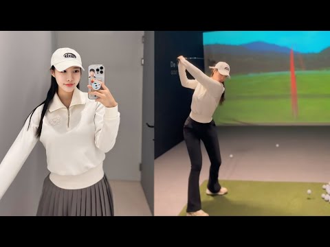 [ 귀염둥이골프tv ] 정말 놀라운 스윙이에요!!👍👍KLPGA 프로골퍼 최민 채 프로 스윙 모음 #최민채프로