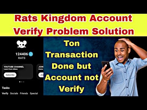 Rats Airdrop Account Verify Problem | Account Verification Problem Solution | Rats New Update