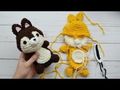 Crochet Chipmunk in the Making | Amigurumi Assembly | Free Pattern