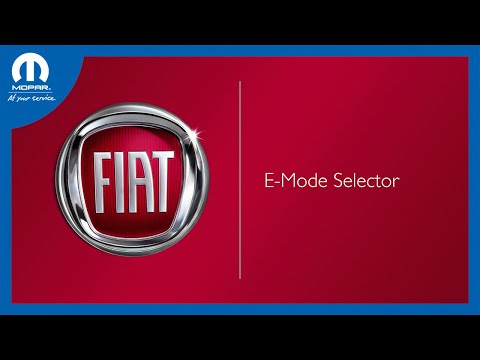 E-Mode Selector | How To | 2024 Fiat 500e