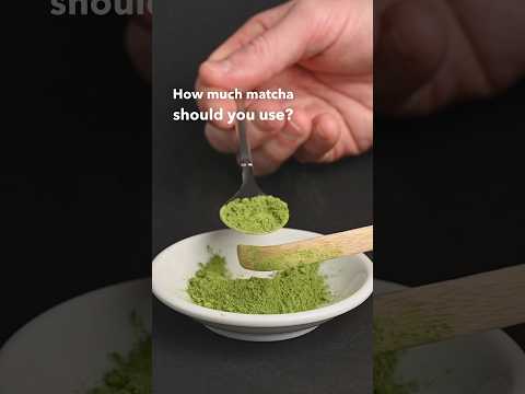 How much matcha should you use? 🍵 #matchatea