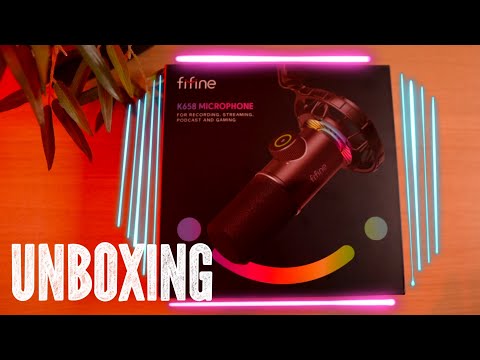 Fifine K658 Dynamic USB Microphone Unboxing