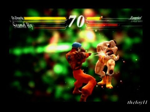 Street Fighter EX3 - (Doctrine Dark) Dark Trap meteor combo with Perfect flash