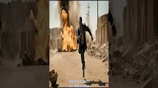 Wesley Snipes Running From an Explosion A.I. Video  #wesleysnipes #actionstar  #animated #animation