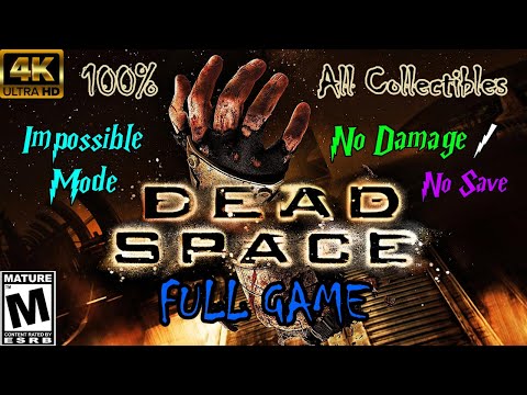 Dead Space (2008) - 100% Full Playthrough (Impossible, No Damage, All Collectibles) Aesthetic Mods