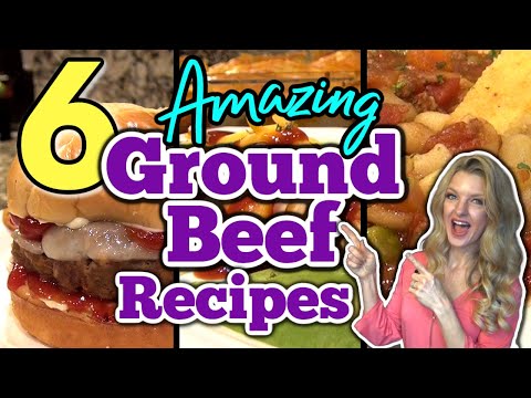 6 Unbelievable GROUND BEEF RECIPES you DON'T want to MISS! | Tasty Dinner Recipes Using GROUND B