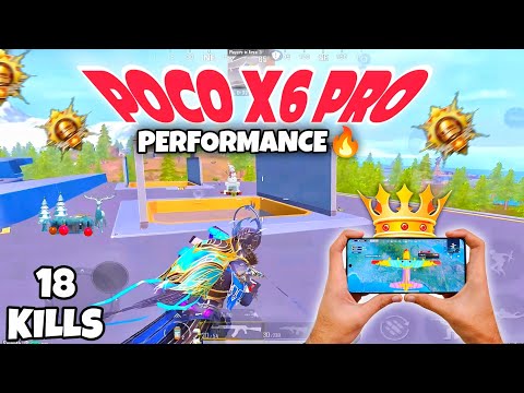 Poco x6 pro🔥 bgmi performance 🥵 rush gameplay 3.2 update🔥