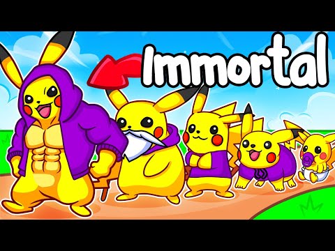 Pokemons BIRTH to IMMORTAL in Roblox