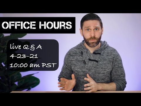 TCM Office Hours - Live Q&A (4/23/21)