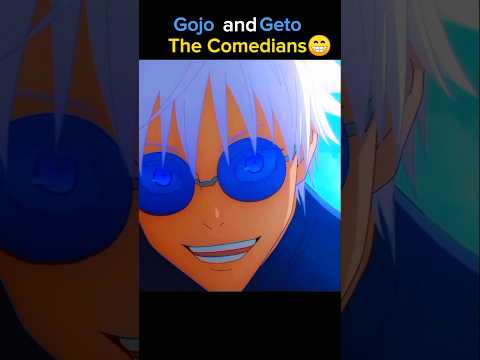 Gojo and geto comedy kings #shorts #gojo  #anime