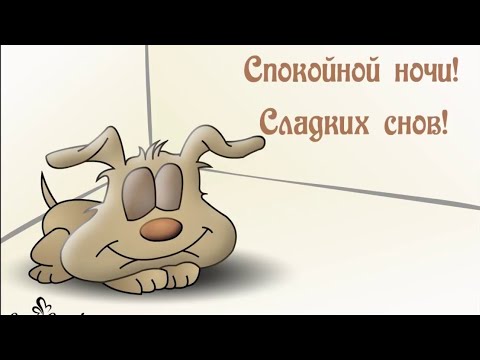 Доброй ночи! Сладких снов! Красивое пожелание