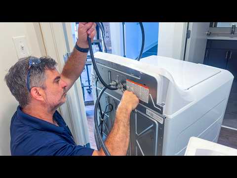 GE Top Load Washing Machine Install