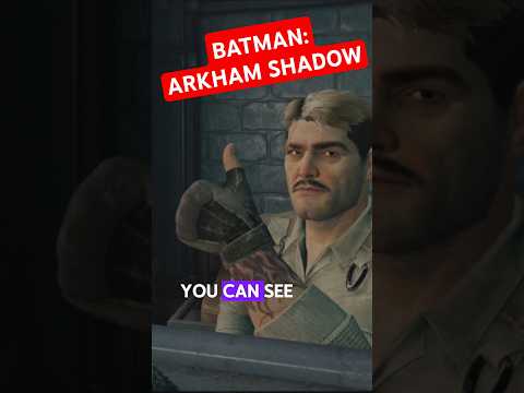 Check out this AMAZING Detail in BATMAN: ARKHAM SHADOW