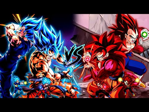 Fusion Vegito V2 OP (Goku & Vegeta) VS Fusion Xeno Gogeta SSJ4 V2 OP (Goku & Vegeta) in Mugen