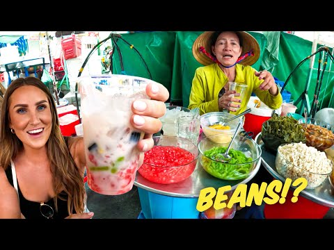 Foreigners Try Vietnam’s Most Popular Dessert! 🇻🇳 (Chè Ba Màu)