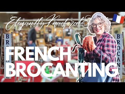 Antiquing in France: French Brocante,  & Vintage Hunting Adventures; Le Shuttle & the first buy VLOG